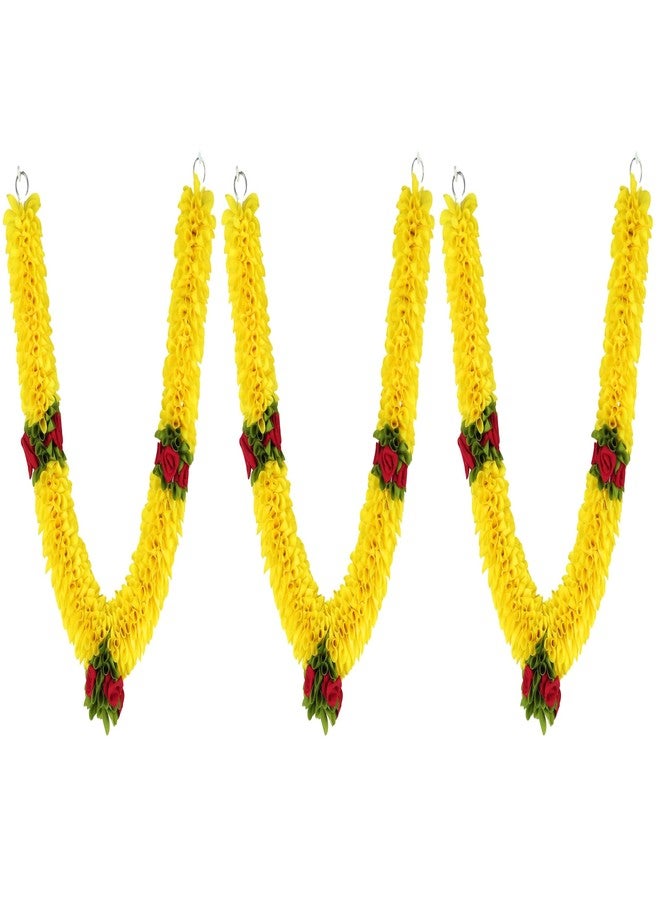 Veltic- Pack of Three Half Meter Garland-Lemon Yellow VE51LY - Image 2